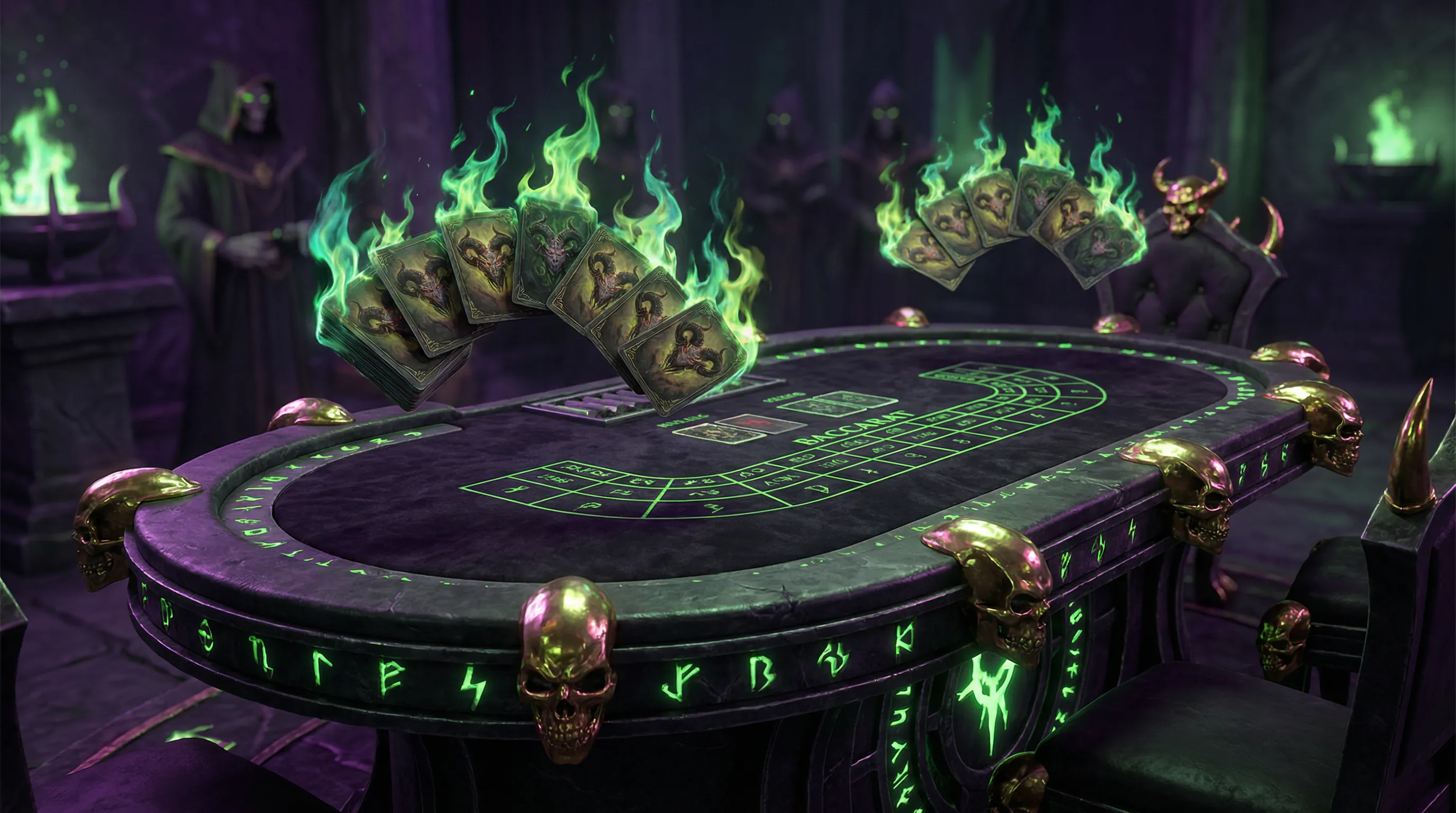 Bacará Bullsbet - Jogo de cartas elegante